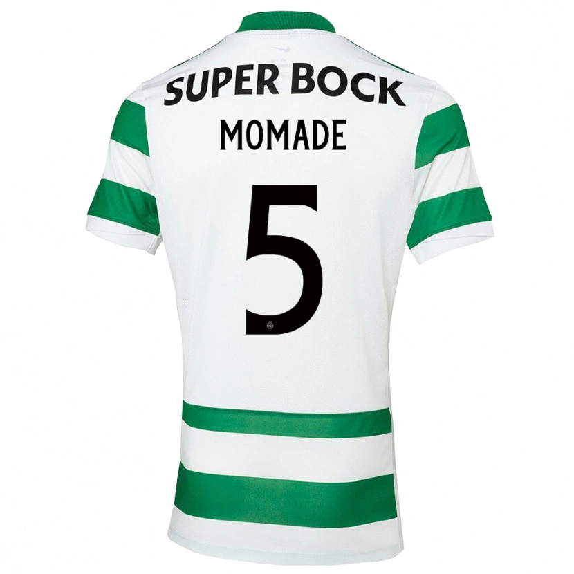 Danxen Børn Rayhan Momade #5 Grøn Hvid Hjemmebane Spillertrøjer 2025/26 Trøje T-Shirt
