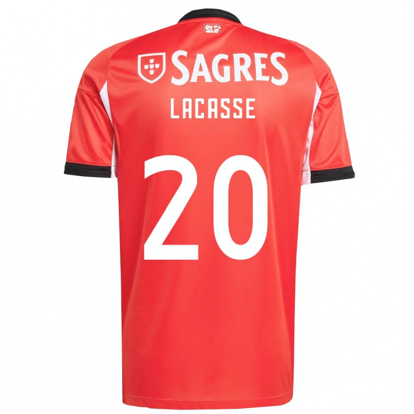 Danxen Børn Cloe Lacasse #20 Rød Hvid Hjemmebane Spillertrøjer 2025/26 Trøje T-Shirt