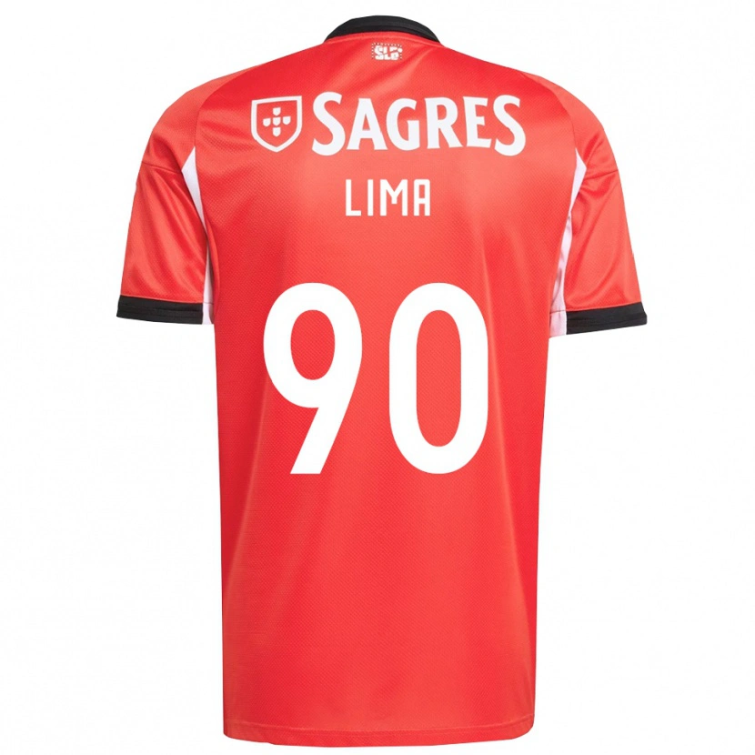 Danxen Børn Ivan Lima #90 Rød Hvid Hjemmebane Spillertrøjer 2025/26 Trøje T-Shirt