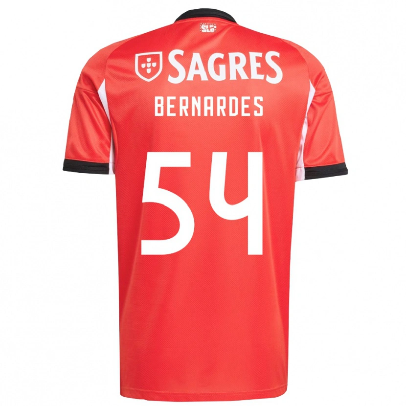 Danxen Børn Francisco Neto #54 Rød Hvid Hjemmebane Spillertrøjer 2025/26 Trøje T-Shirt