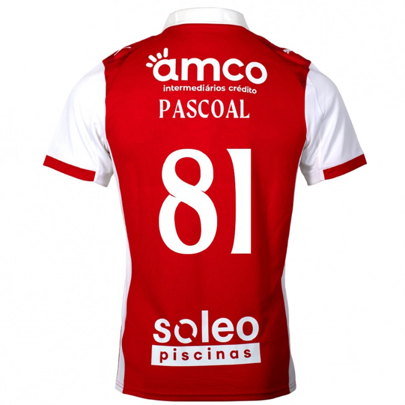 Danxen Børn Fodé Pascoal #81 Rød Hvid Hjemmebane Spillertrøjer 2025/26 Trøje T-Shirt