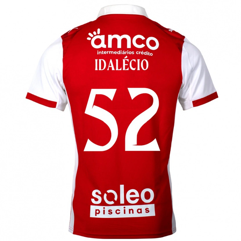 Danxen Børn Idalécio #52 Rød Hvid Hjemmebane Spillertrøjer 2025/26 Trøje T-Shirt