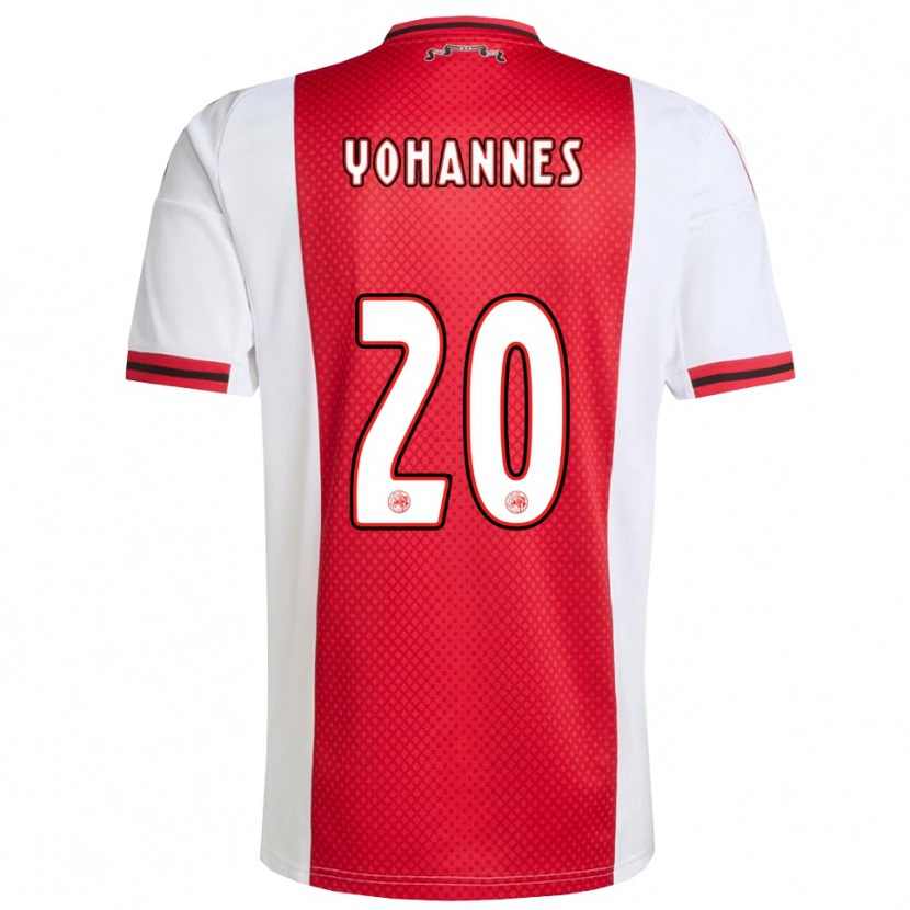 Danxen Børn Lily Yohannes #20 Rød Hvid Hjemmebane Spillertrøjer 2025/26 Trøje T-Shirt