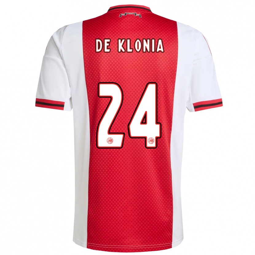 Danxen Børn Daliyah De Klonia #24 Rød Hvid Hjemmebane Spillertrøjer 2025/26 Trøje T-Shirt