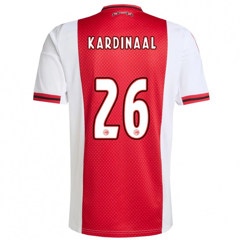 Danxen Børn Isa Kardinaal #26 Rød Hvid Hjemmebane Spillertrøjer 2025/26 Trøje T-Shirt