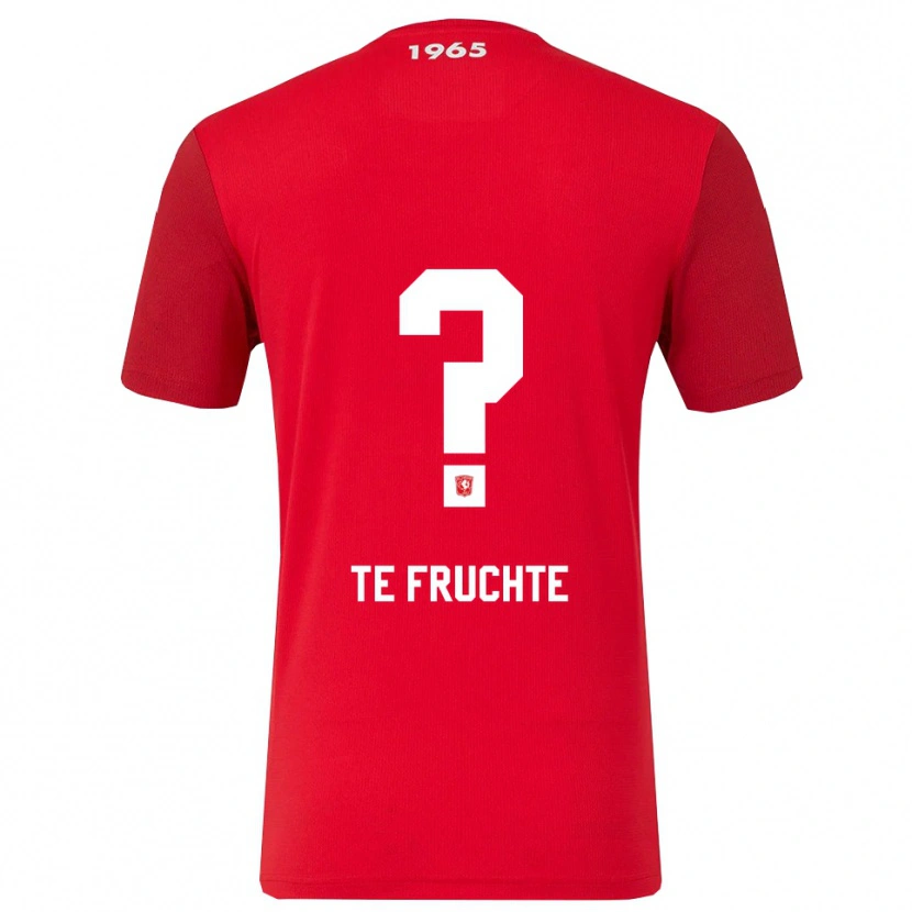 Danxen Børn Jonah Te Fruchte #0 Rød Hvid Hjemmebane Spillertrøjer 2025/26 Trøje T-Shirt