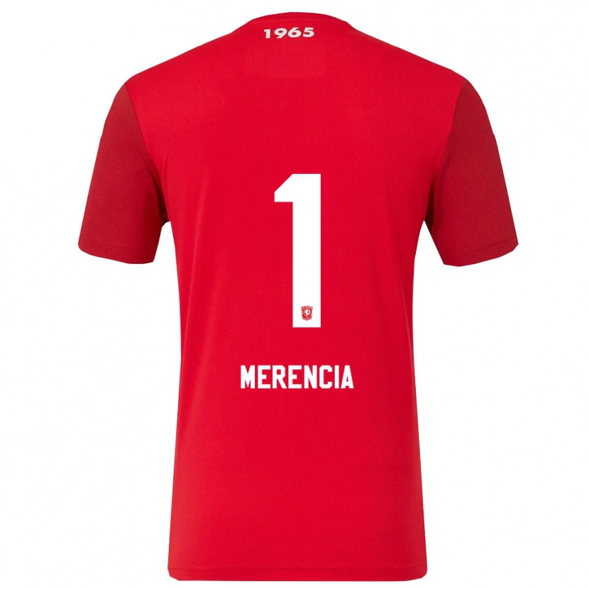 Danxen Børn Leandro Merencia #1 Rød Hvid Hjemmebane Spillertrøjer 2025/26 Trøje T-Shirt