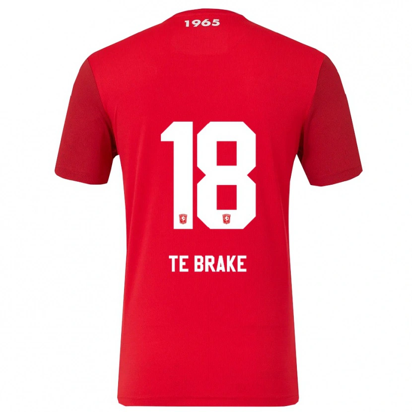 Danxen Børn Sophie Te Brake #18 Rød Hvid Hjemmebane Spillertrøjer 2025/26 Trøje T-Shirt