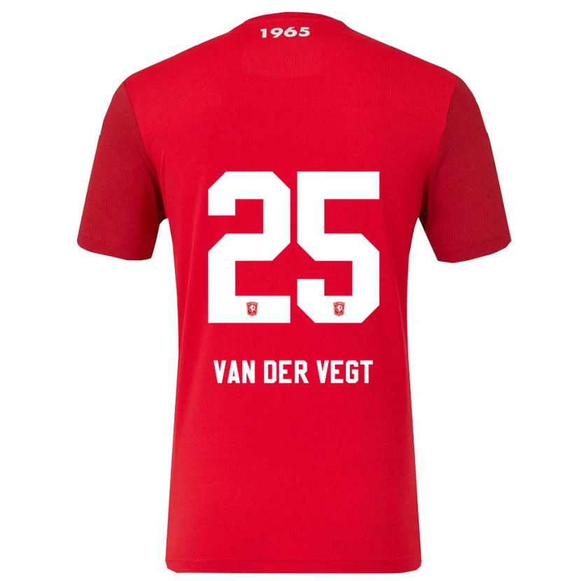 Danxen Børn Imre Van Der Vegt #25 Rød Hvid Hjemmebane Spillertrøjer 2025/26 Trøje T-Shirt