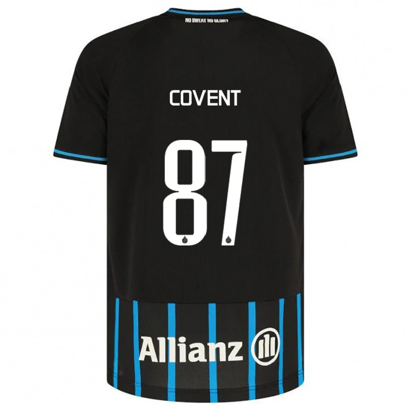 Danxen Børn Jorijn Covent #87 Sort Blå Hjemmebane Spillertrøjer 2025/26 Trøje T-Shirt
