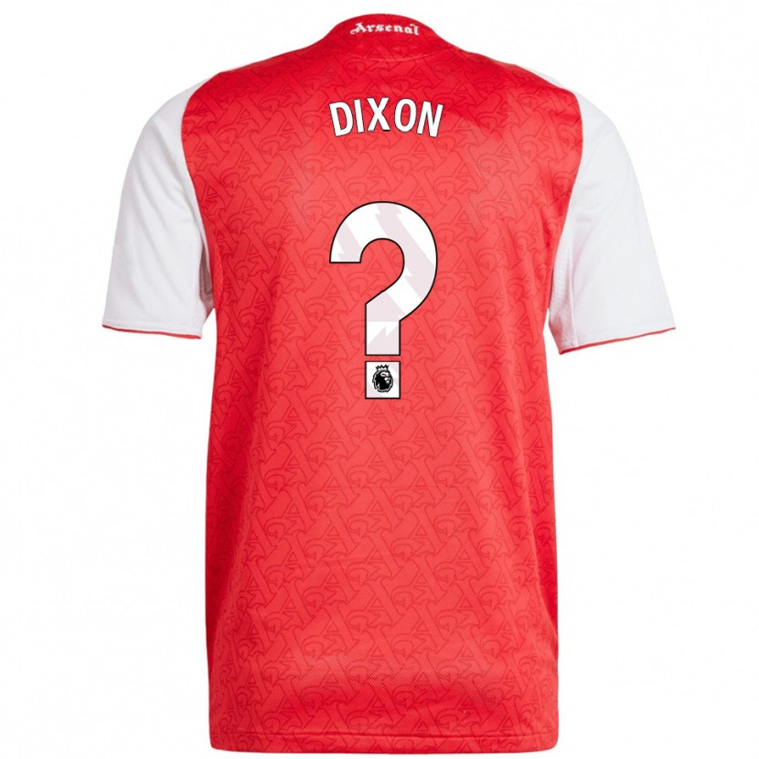 Danxen Børn Danny Dixon #0 Rød Hvid Hjemmebane Spillertrøjer 2025/26 Trøje T-Shirt