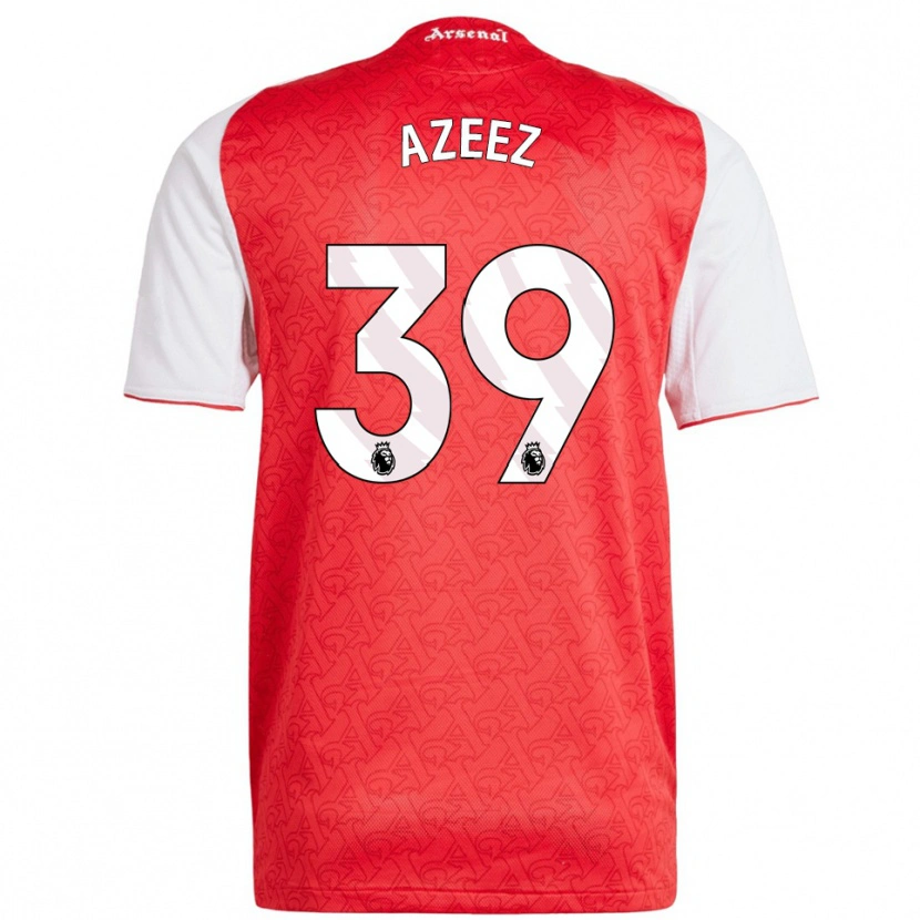 Danxen Børn Miguel Azeez #39 Rød Hvid Hjemmebane Spillertrøjer 2025/26 Trøje T-Shirt