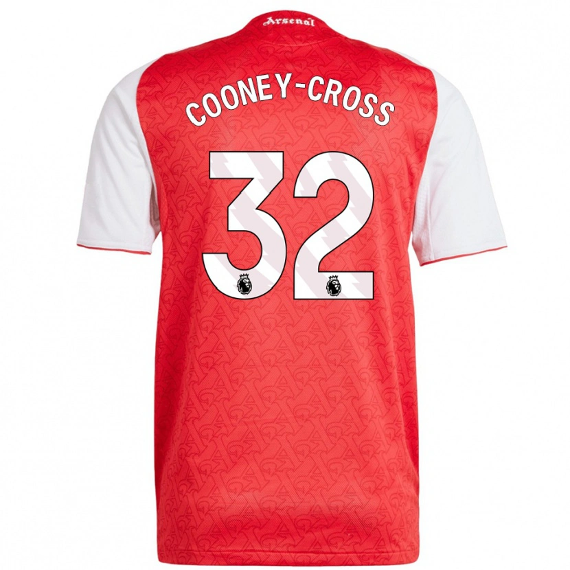 Danxen Børn Kyra Cooney-Cross #32 Rød Hvid Hjemmebane Spillertrøjer 2025/26 Trøje T-Shirt