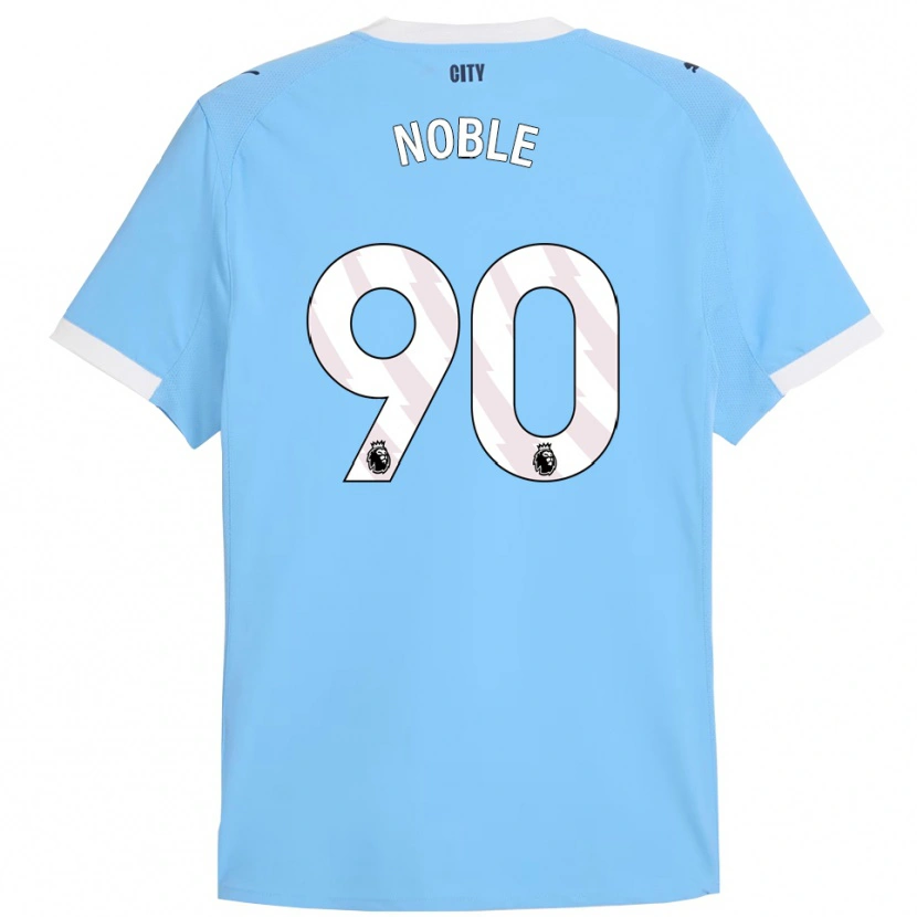 Danxen Børn Kian Noble #90 Himmelblå Hvid Hjemmebane Spillertrøjer 2025/26 Trøje T-Shirt
