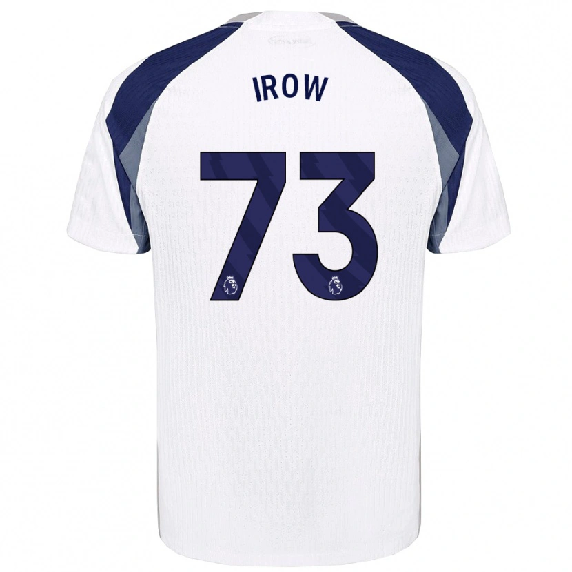 Danxen Børn Oliver Irow #73 Hvid Navy Hjemmebane Spillertrøjer 2025/26 Trøje T-Shirt