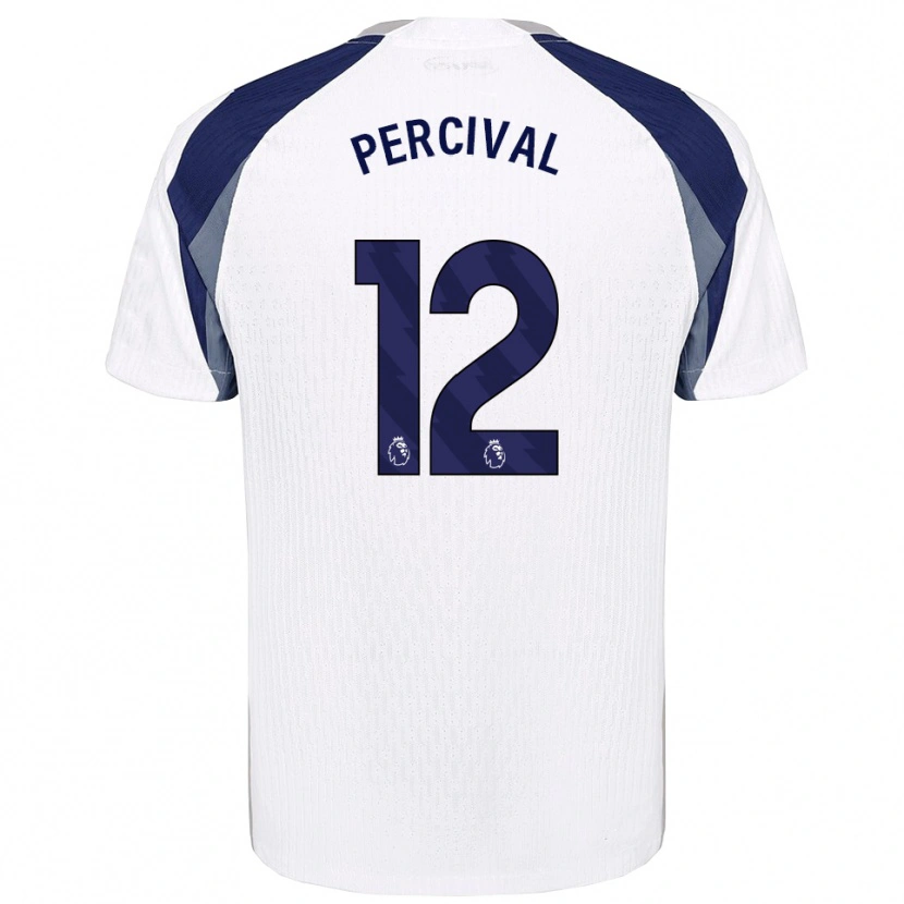 Danxen Børn Ria Percival #12 Hvid Navy Hjemmebane Spillertrøjer 2025/26 Trøje T-Shirt