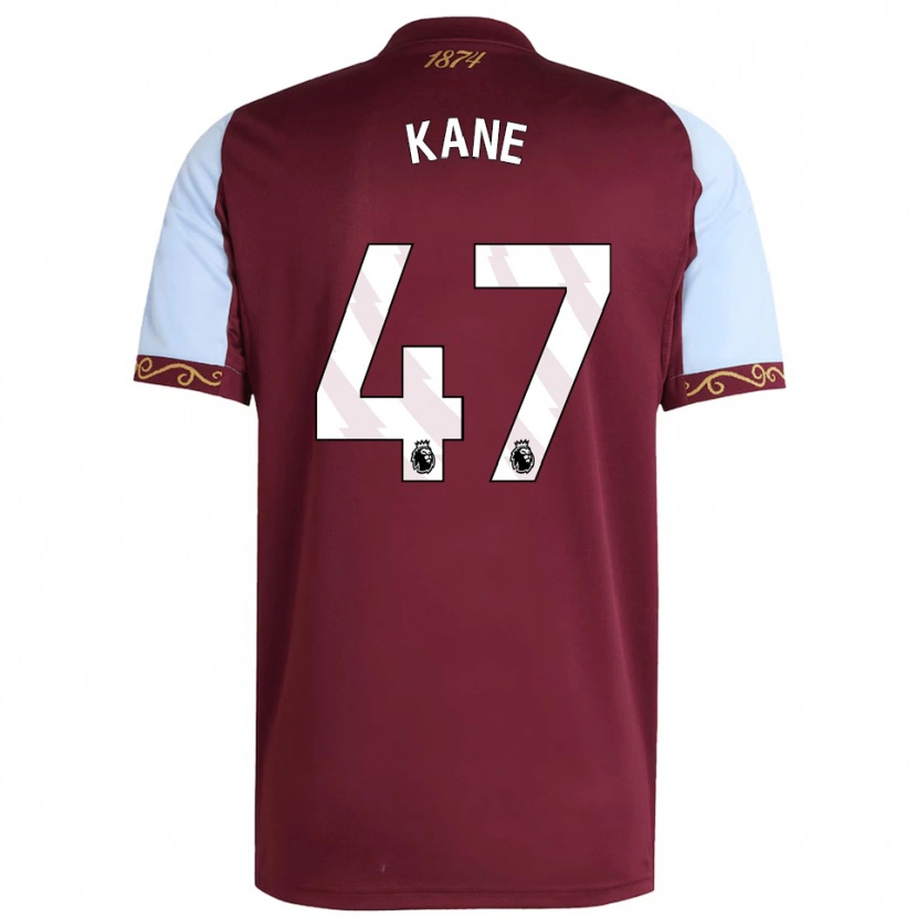 Danxen Børn Kane Taylor #47 Bourgogne Himmelblå Hjemmebane Spillertrøjer 2025/26 Trøje T-Shirt
