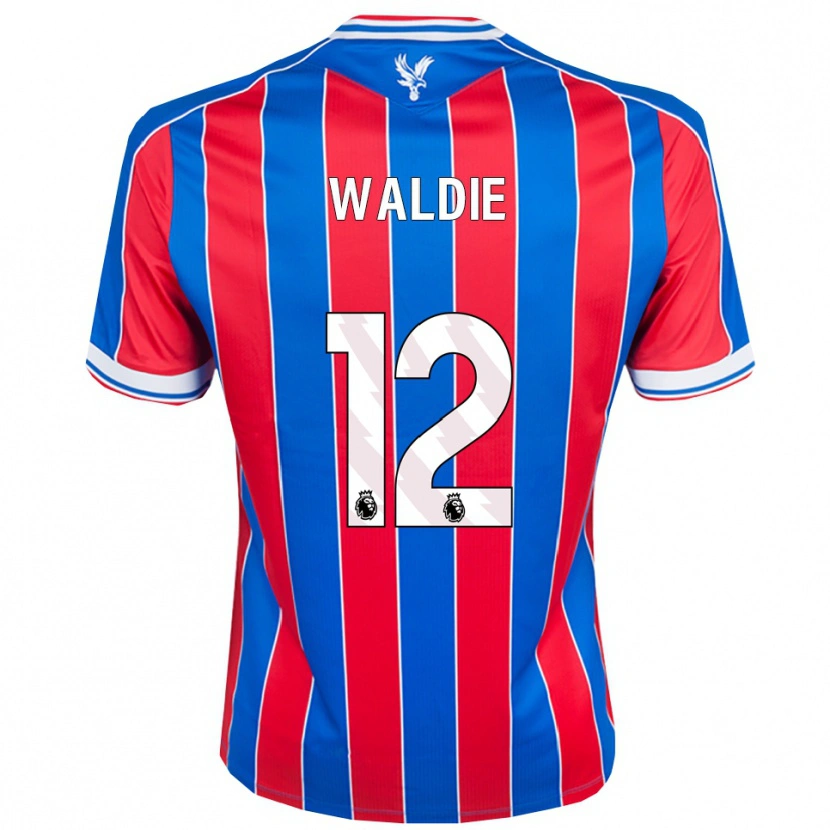 Danxen Børn Lizzie Waldie #12 Blå Rød Hvid Hjemmebane Spillertrøjer 2025/26 Trøje T-Shirt