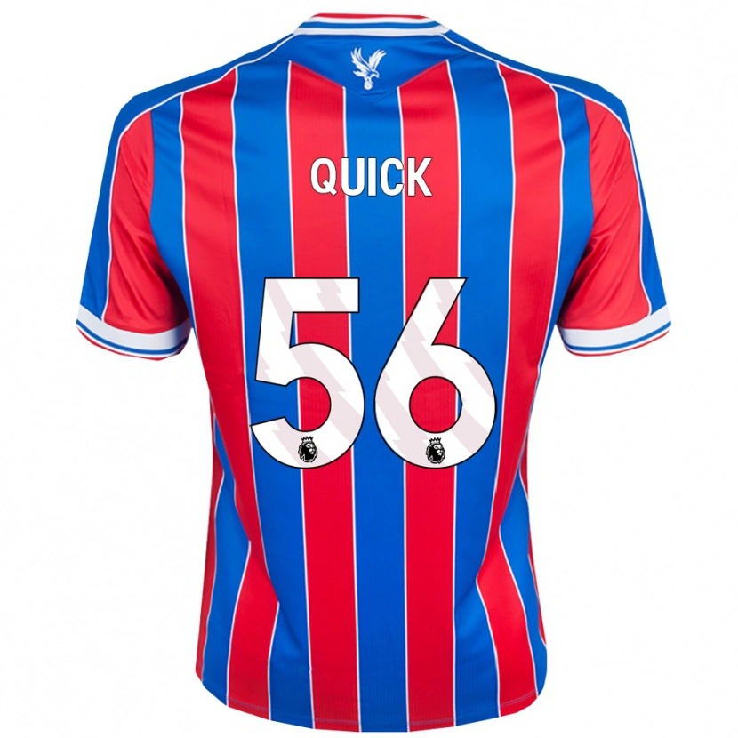 Danxen Børn Daniel Quick #56 Blå Rød Hvid Hjemmebane Spillertrøjer 2025/26 Trøje T-Shirt