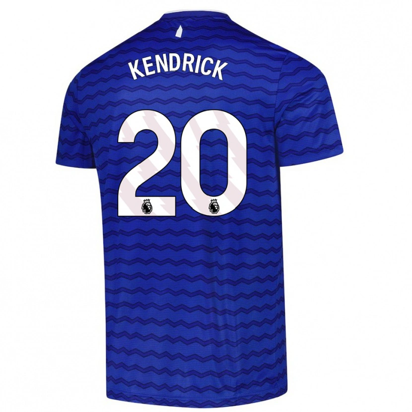 Danxen Børn Levi Kendrick #20 Blå Navy Hjemmebane Spillertrøjer 2025/26 Trøje T-Shirt