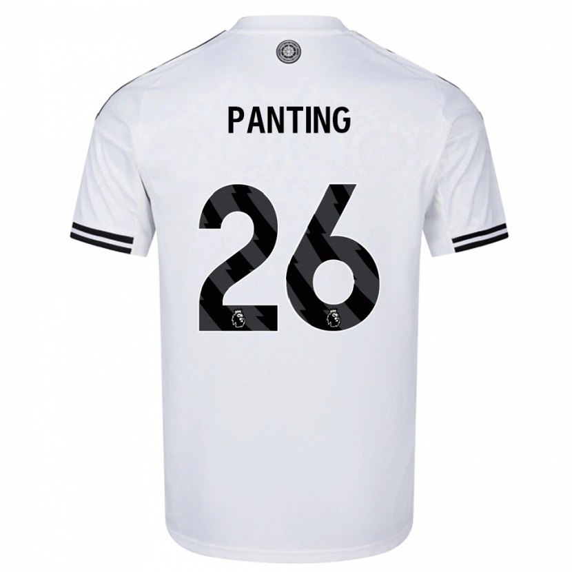 Danxen Børn Rachel Panting #26 Hvid Sort Hjemmebane Spillertrøjer 2025/26 Trøje T-Shirt