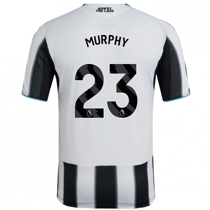 Danxen Børn Jacob Murphy #23 Sort Hvid Hjemmebane Spillertrøjer 2025/26 Trøje T-Shirt