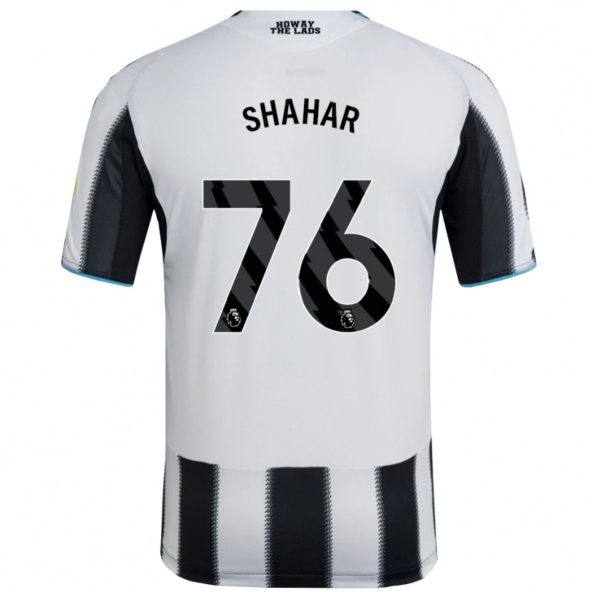Danxen Børn Leo Shahar #76 Sort Hvid Hjemmebane Spillertrøjer 2025/26 Trøje T-Shirt
