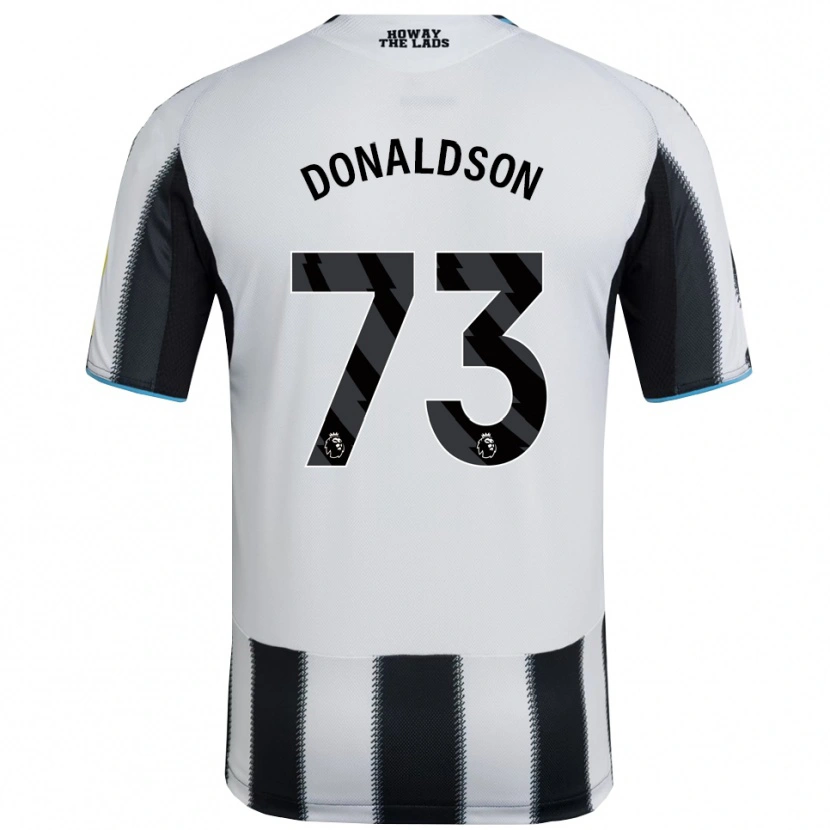 Danxen Børn Josh Donaldson #73 Sort Hvid Hjemmebane Spillertrøjer 2025/26 Trøje T-Shirt