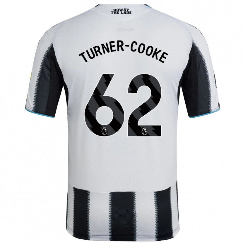 Danxen Børn Jay Turner-Cooke #62 Sort Hvid Hjemmebane Spillertrøjer 2025/26 Trøje T-Shirt