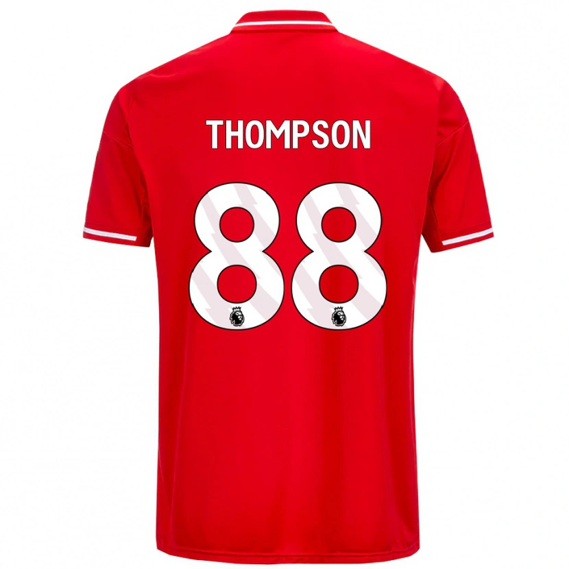 Danxen Børn Will Thompson #88 Rød Hvid Hjemmebane Spillertrøjer 2025/26 Trøje T-Shirt