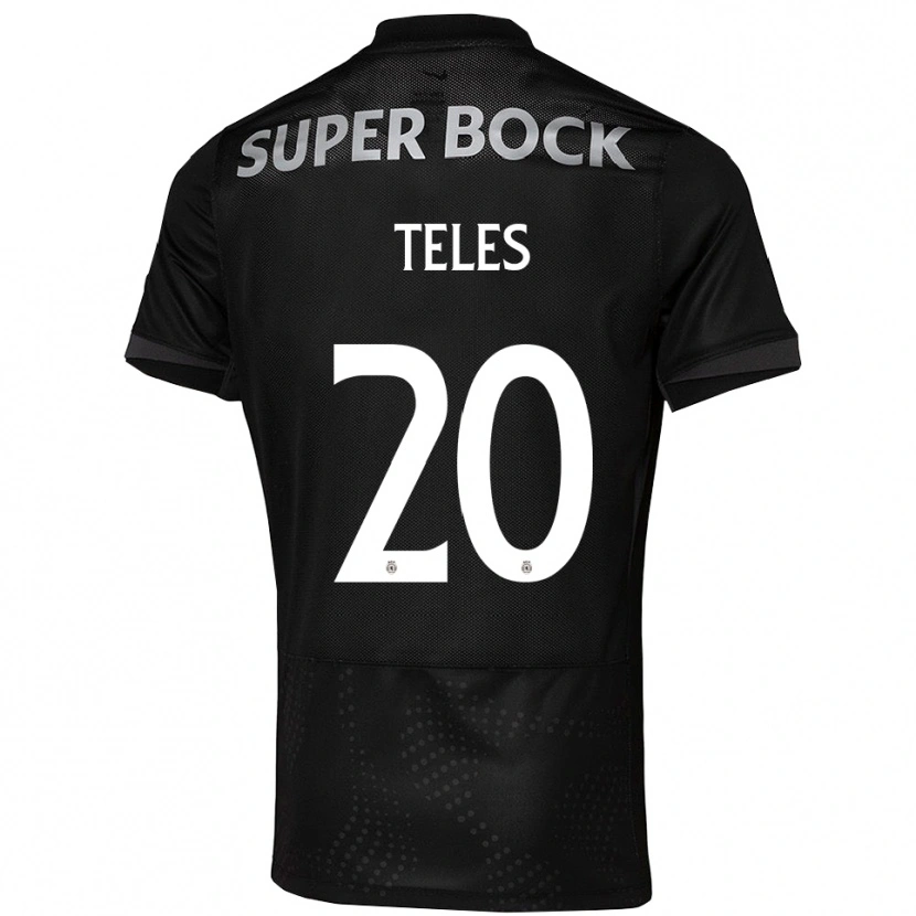 Danxen Børn Ana Isabel Teles #20 Sort Hvid Udebane Spillertrøjer 2025/26 Trøje T-Shirt
