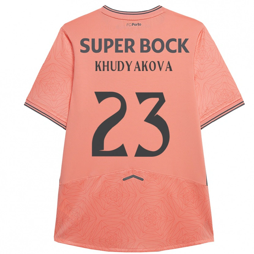 Danxen Børn Verónica Khudyakova #23 Pink Navy Udebane Spillertrøjer 2025/26 Trøje T-Shirt