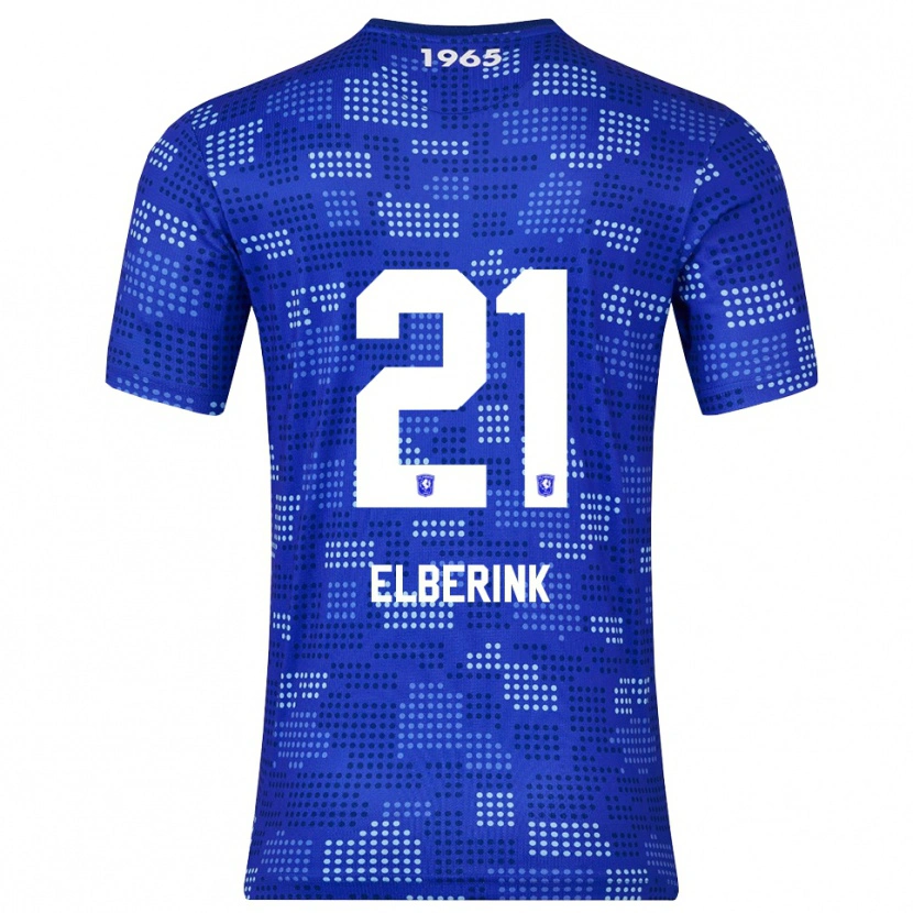 Danxen Børn Eva Oude Elberink #21 Blå Himmelblå Udebane Spillertrøjer 2025/26 Trøje T-Shirt