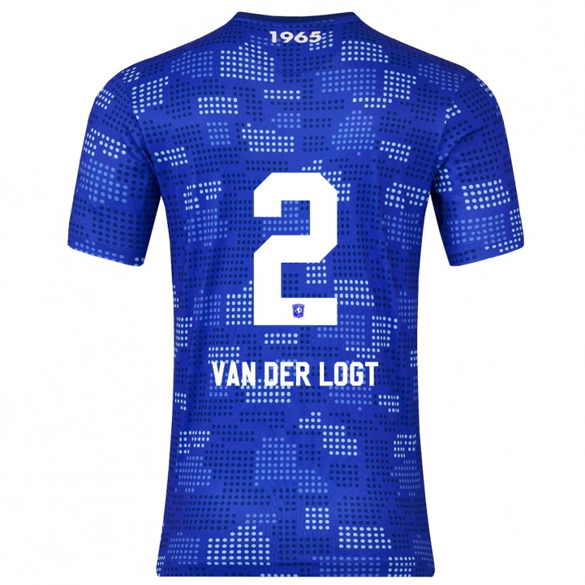 Danxen Børn Jim Van Der Logt #2 Blå Himmelblå Udebane Spillertrøjer 2025/26 Trøje T-Shirt
