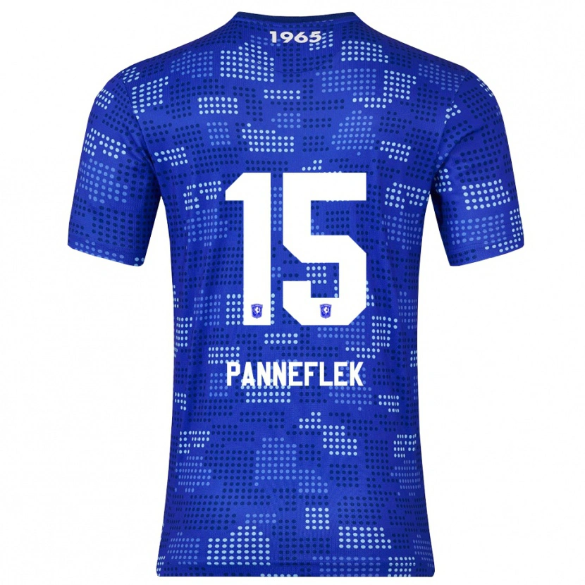 Danxen Børn Owen Panneflek #15 Blå Himmelblå Udebane Spillertrøjer 2025/26 Trøje T-Shirt