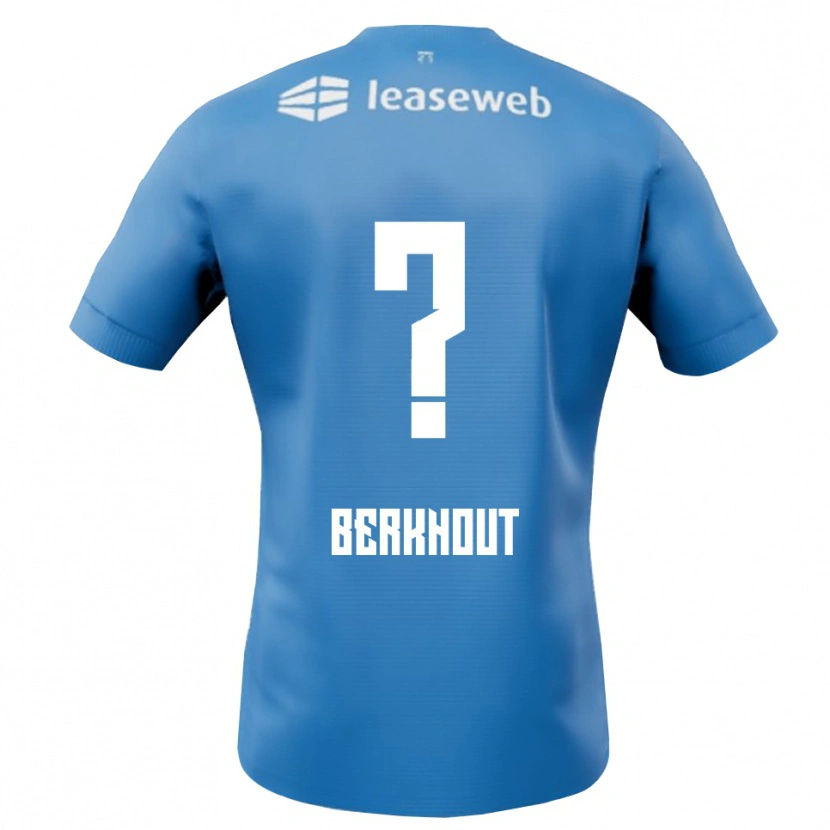 Danxen Børn Jorn Berkhout #0 Blå Hvid Udebane Spillertrøjer 2025/26 Trøje T-Shirt