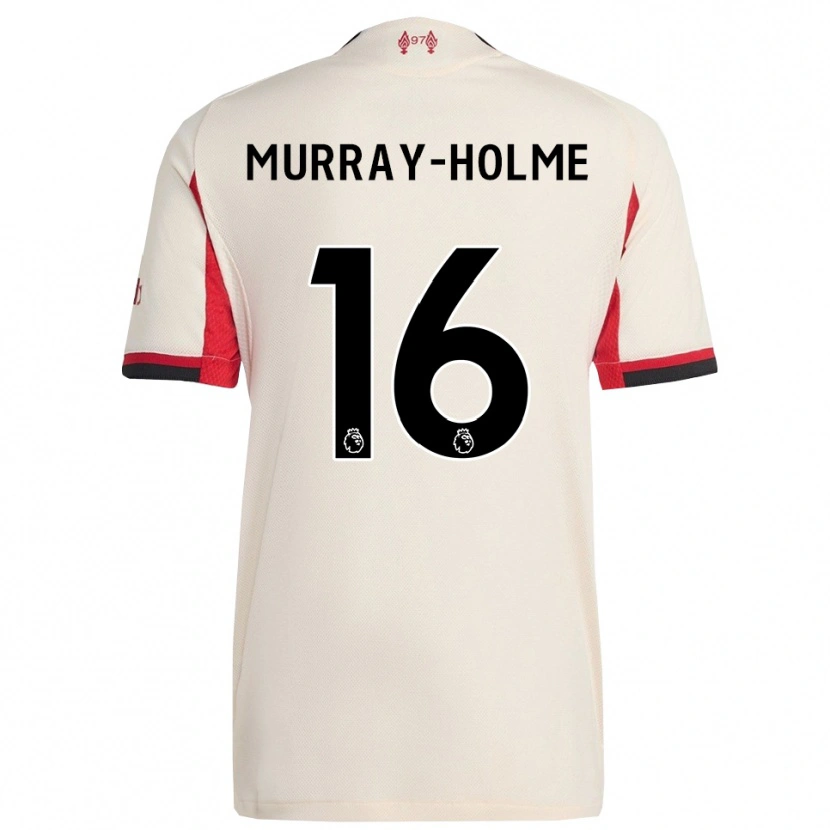 Danxen Børn Hadyn Murray-Holme #16 Hvid Sort Udebane Spillertrøjer 2025/26 Trøje T-Shirt