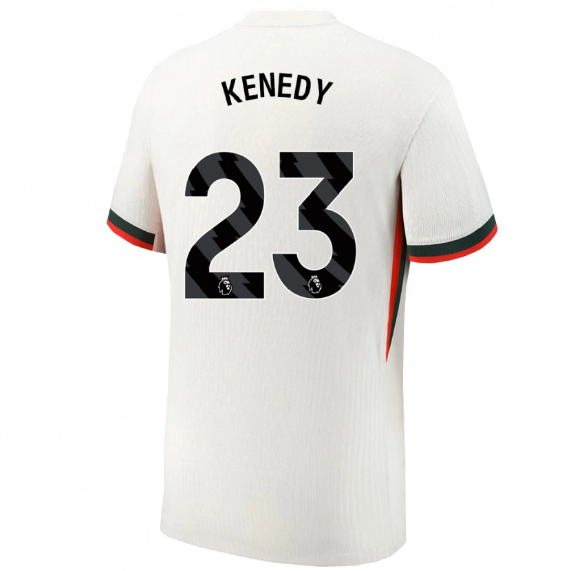 Danxen Børn Robert Kenedy #23 Hvid Grøn Udebane Spillertrøjer 2025/26 Trøje T-Shirt