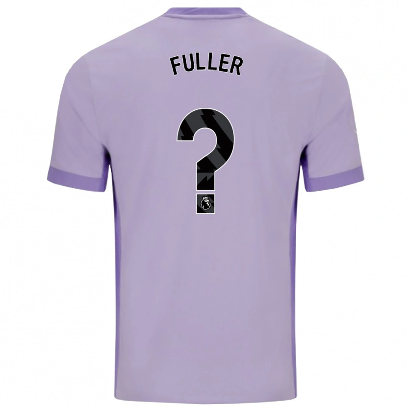 Danxen Børn Jaydon Fuller #0 Taro Lilla Hvid Udebane Spillertrøjer 2025/26 Trøje T-Shirt