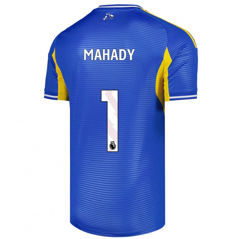 Danxen Børn Rory Mahady #1 Blå Gul Udebane Spillertrøjer 2025/26 Trøje T-Shirt