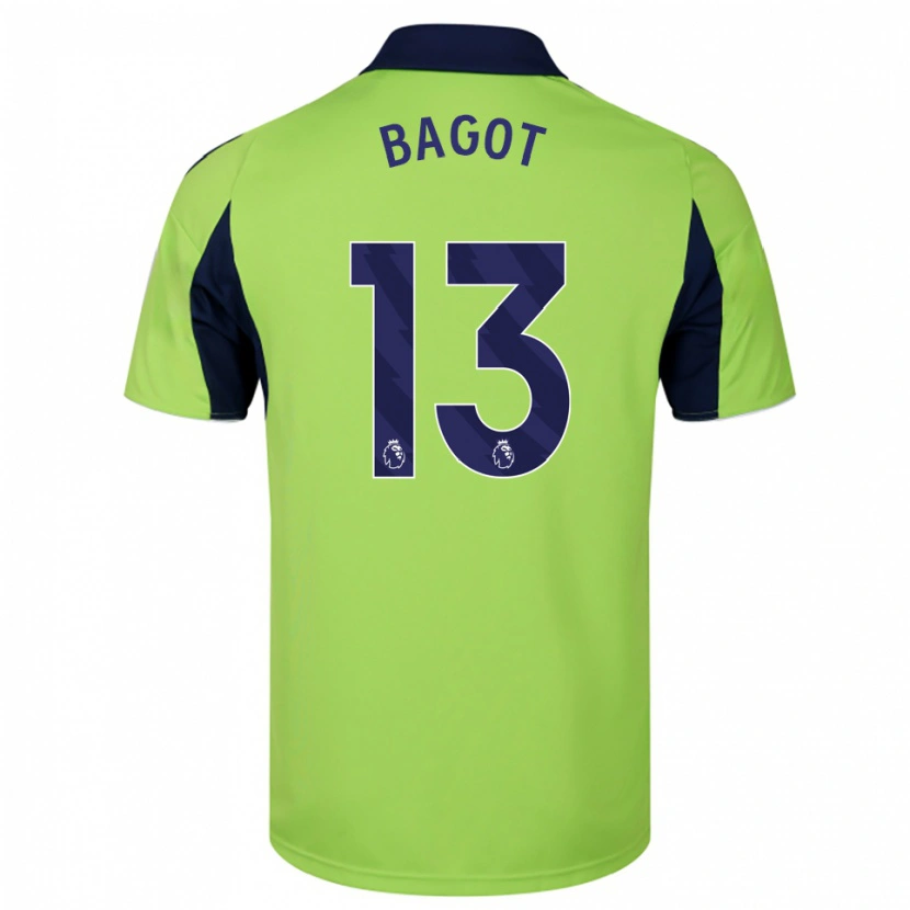Danxen Børn Matthew Bagot #13 Grøn Navy Hvid Udebane Spillertrøjer 2025/26 Trøje T-Shirt