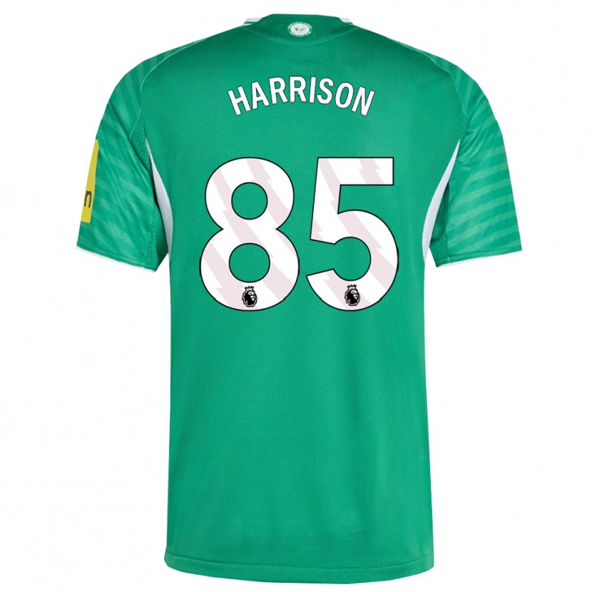 Danxen Børn Adam Harrison #85 Grøn Hvid Udebane Spillertrøjer 2025/26 Trøje T-Shirt