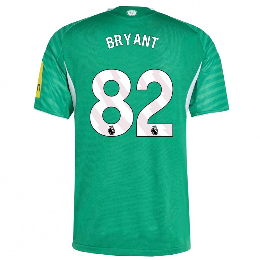 Danxen Børn Thomas Bryant #82 Grøn Hvid Udebane Spillertrøjer 2025/26 Trøje T-Shirt