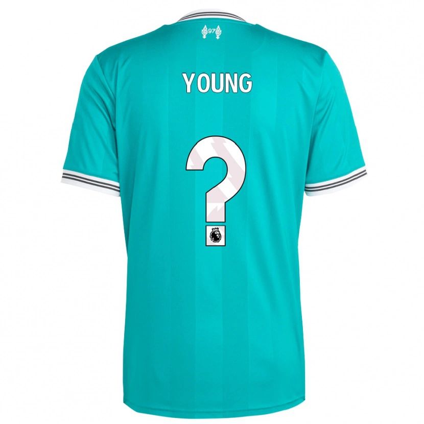 Danxen Børn Ranel Young #0 Grøn Hvid Tredje Sæt Spillertrøjer 2025/26 Trøje T-Shirt