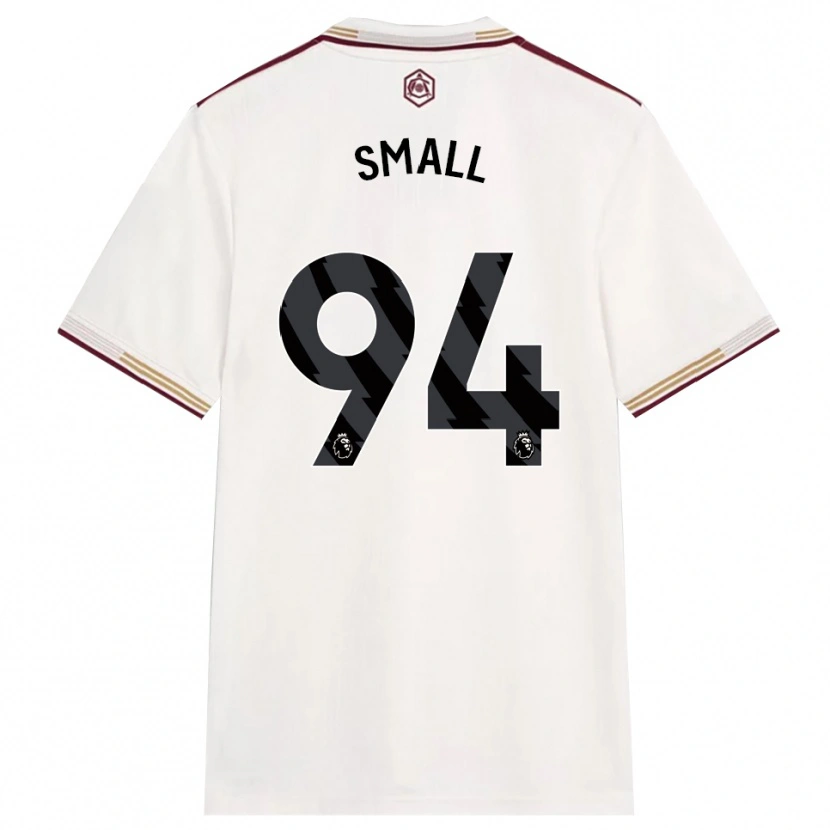 Danxen Børn Coby Small #94 Off White Bourgogne Tredje Sæt Spillertrøjer 2025/26 Trøje T-Shirt