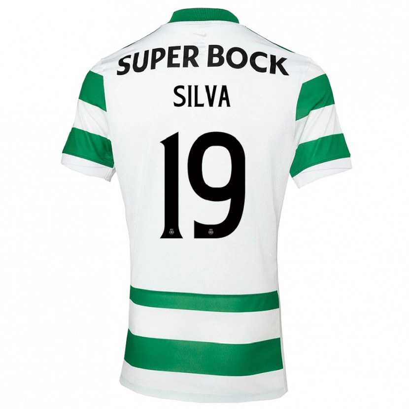 Danxen Mænd Diana Silva #19 Grøn Hvid Hjemmebane Spillertrøjer 2025/26 Trøje T-Shirt