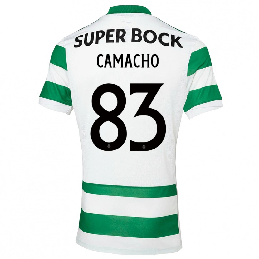 Danxen Mænd Rafael Camacho #83 Grøn Hvid Hjemmebane Spillertrøjer 2025/26 Trøje T-Shirt