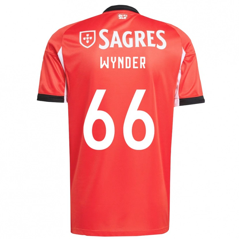 Danxen Mænd Joshua Wynder #66 Rød Hvid Hjemmebane Spillertrøjer 2025/26 Trøje T-Shirt