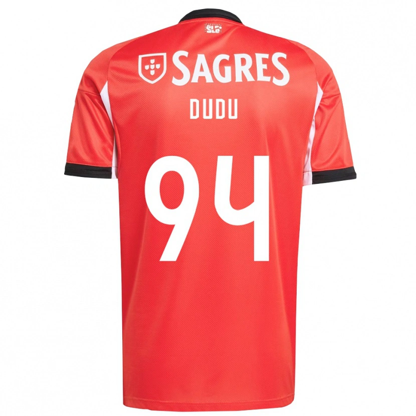 Danxen Mænd Dudu #94 Rød Hvid Hjemmebane Spillertrøjer 2025/26 Trøje T-Shirt