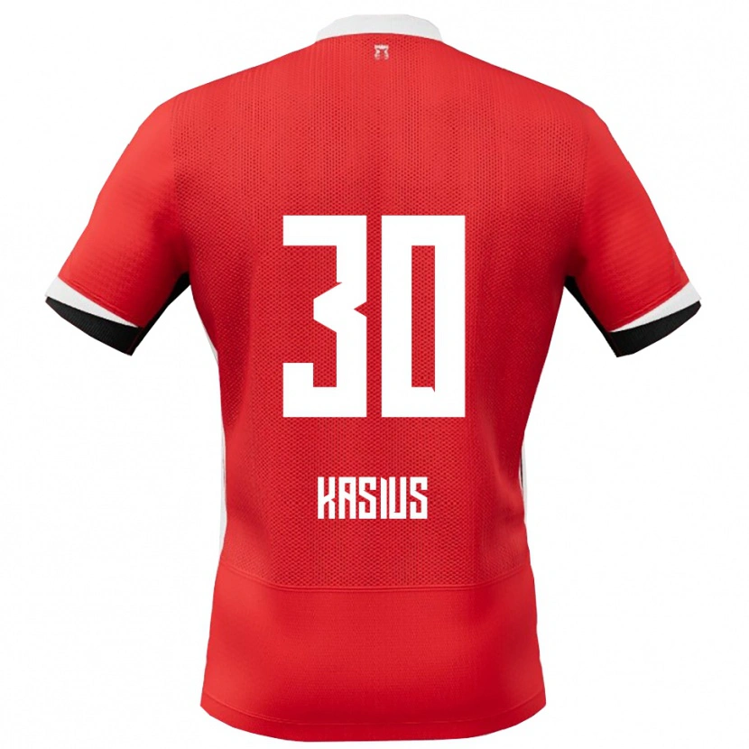 Danxen Mænd Denso Kasius #30 Rød Hvid Hjemmebane Spillertrøjer 2025/26 Trøje T-Shirt